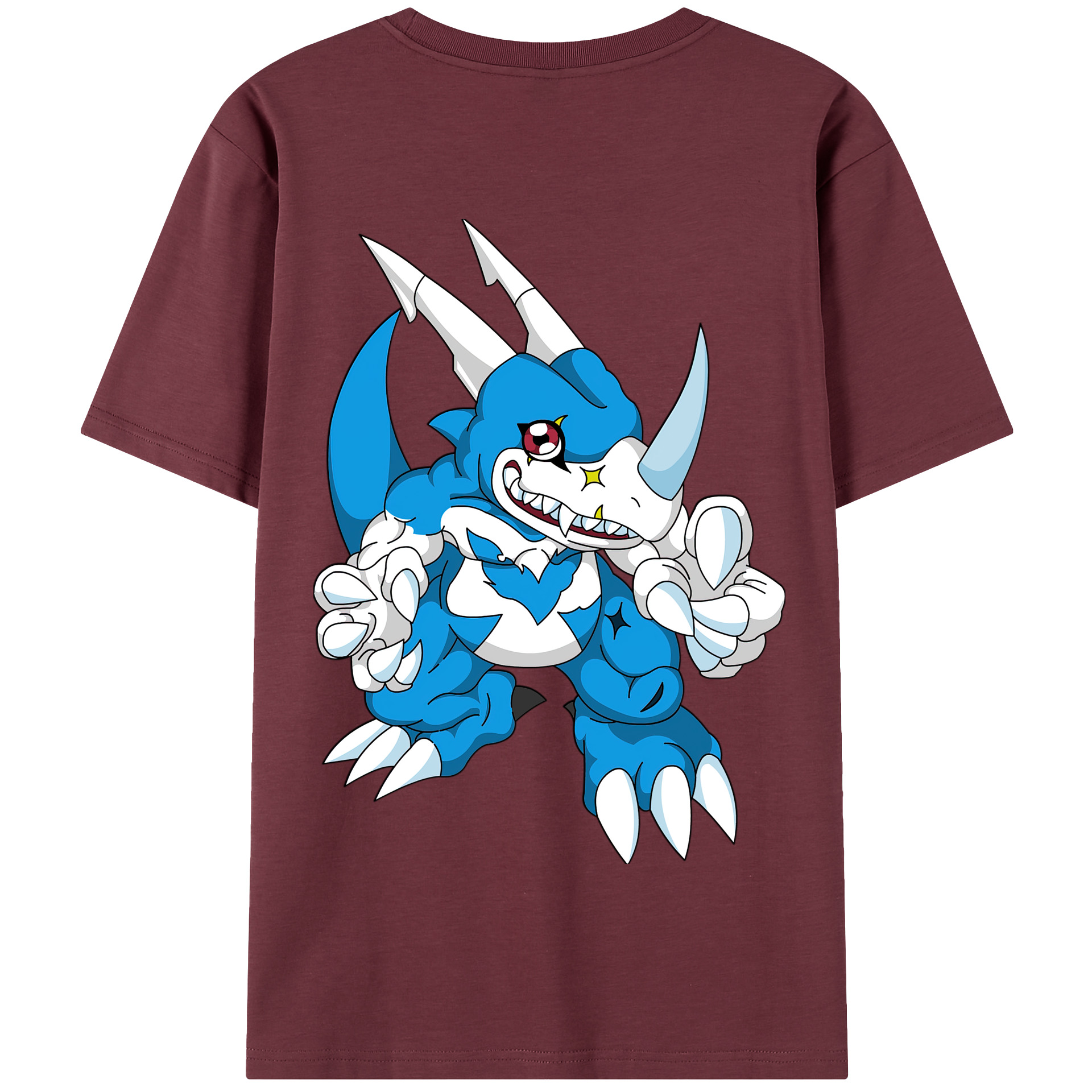 （画像用） Digimon デジタルモンスター/デジモン 綿100％半袖Tシャツ（背面プリント）